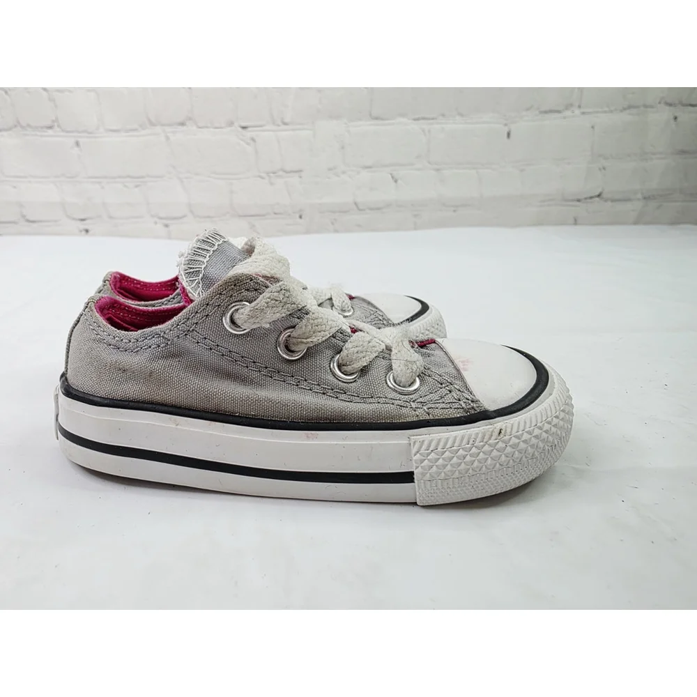 CONVERSE Girl's Chuck Taylor All Star Double Thong Ox Snekaer Shoe Size 5C